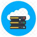 Data center em nuvem  Ícone