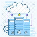 Cloud Data Cloud Dataserver Cloud Database Icon