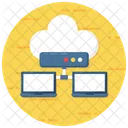Cloud Dataserver Cloud Hosting Cloud Computing Server Icon