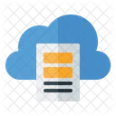 Cloud Datei Cloud Datenspeicherung Symbol