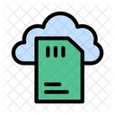 Datei Cloud Datenbank Symbol