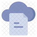 Cloud Datei Online Datei Cloud Symbol