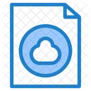 Cloud Dokument Datei Symbol