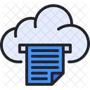 Cloud Datei Online Datei Datei Symbol