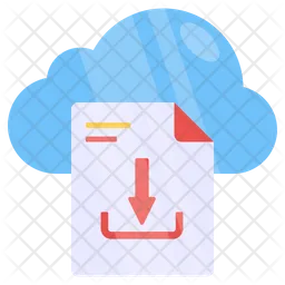 Cloud-Datei-Download  Symbol