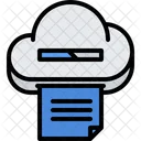 Cloud-Dateiupload  Symbol