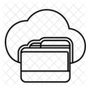 Cloud Dateimanager Speicher Cloud Computing Symbol