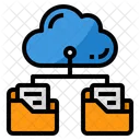 Cloud-Dateispeicher  Symbol