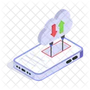 Cloud Daten Computer Icon