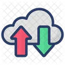 Cloud Daten Cloud Upload Cloud Download Icon