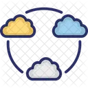 Cloud Teilen Speicher Symbol