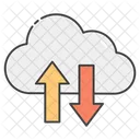 Cloud Daten Cloud Downloads Cloud Uploads Icon