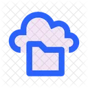 Cloud Ordner Zugriff Icon