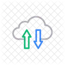 Cloud Herunterladen Hochladen Symbol