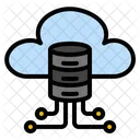 Cloud Daten Speicher Cloud Netzwerk Icon