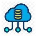 Cloud Datenbank Online Speicher Icon