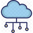 Cloud Daten Cloud Hierarchie Cloud Links Icon