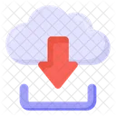 Cloud-Daten-Download  Symbol