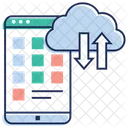 Cloud-Daten  Symbol