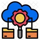 Cloud Ausrustung Datei Symbol