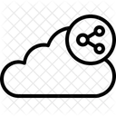 Cloud Daten Server Symbol