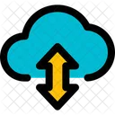 Cloud-Daten übertragen  Symbol