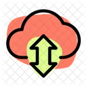 Cloud-Daten übertragen  Symbol