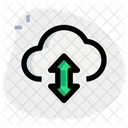 Cloud-Daten übertragen  Symbol