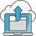 Hochladen von Cloud-Daten  Symbol