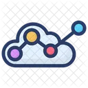 Cloud Computing Cloud Datenanalyse Wolkenbildung Symbol