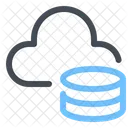 Cloud Datenbank Netzwerk Symbol