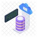 Cloud-Datenbank  Symbol