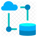 Cloud-Datenbank  Symbol