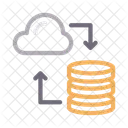 Cloud-Datenbank  Symbol