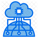 Cloud Datenbank Internet Digital Symbol