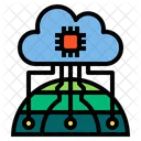 Cloud Datenbank Internet Digital Symbol