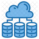 Cloud Datenbank Big Data Blockchain Symbol