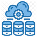 Datenbank Cloud System Online Symbol