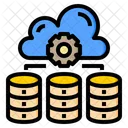 Cloud-Datenbank  Symbol