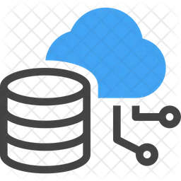 Cloud-Datenbank  Symbol