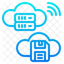 Cloud-Datenbank  Symbol