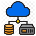 Cloud-Datenbank  Symbol