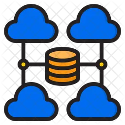 Cloud-Datenbank  Symbol