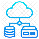 Cloud-Datenbank  Symbol