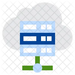 Cloud-Datenbank  Symbol