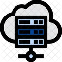 Cloud Datenbank Cloud Server Cloud Speicher Symbol