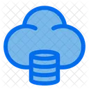 Cloud Datenbank Datenbank Cloud Symbol