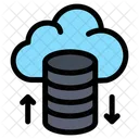 Cloud-Datenbank  Symbol