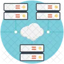 Cloud-Datenbank  Symbol