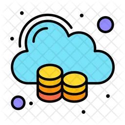 Cloud-Datenbank  Symbol